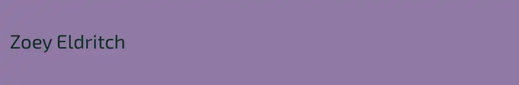 Zoey Eldritch